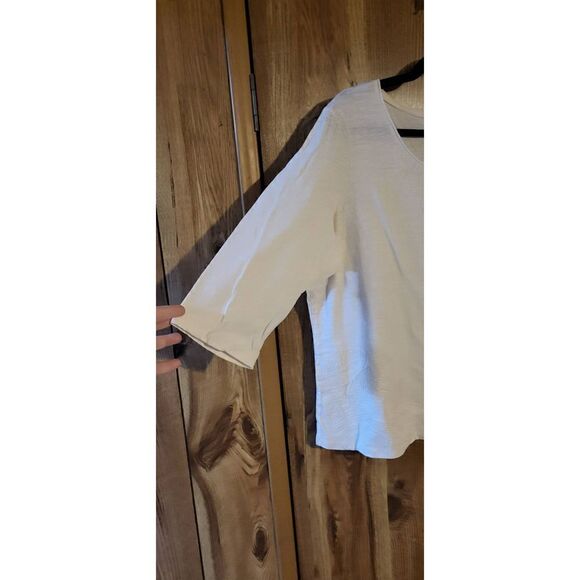 Hillard & Hanson white half sleeve tee - Picture 5 of 7